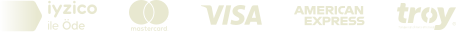 Ödeme yöntemleri: iyzico, Mastercard, Visa ve diğerleri